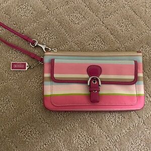 COACH wrist wallet with front pocket